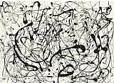 Jackson Pollock No. 14 Gray painting